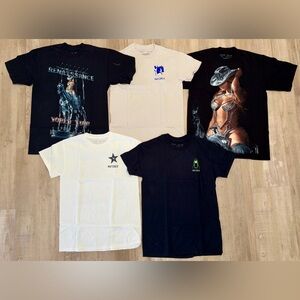 2023 Beyonce Official Renaissance World Tour 5 T-Shirt LOT Size S